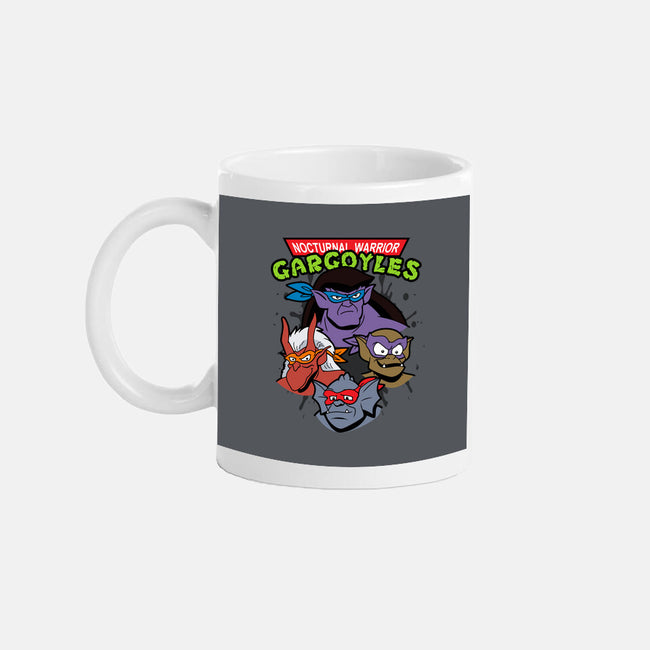 Nocturnal Warrior Gargoyles-None-Mug-Drinkware-Boggs Nicolas