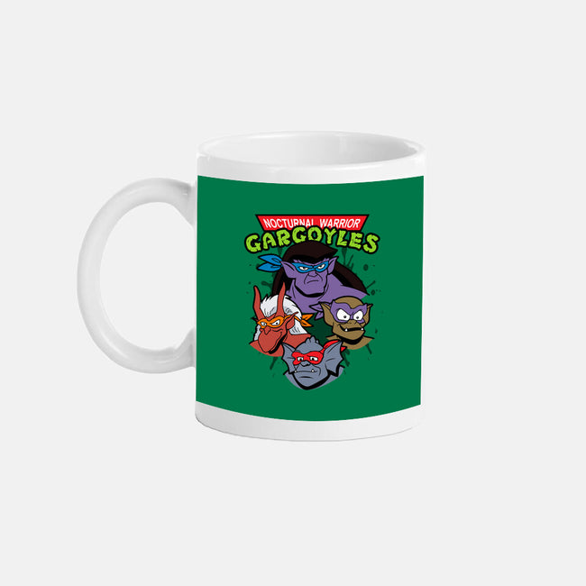 Nocturnal Warrior Gargoyles-None-Mug-Drinkware-Boggs Nicolas