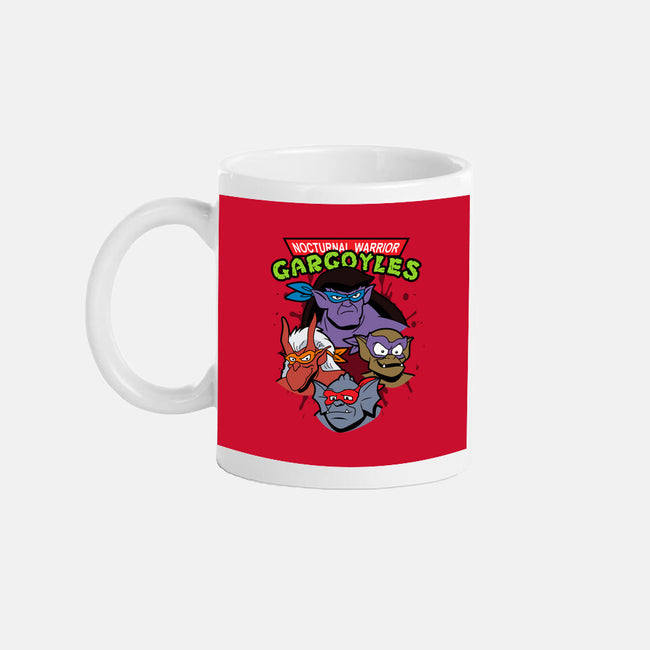 Nocturnal Warrior Gargoyles-None-Mug-Drinkware-Boggs Nicolas