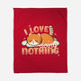 I Love Doing Nothing-None-Fleece-Blanket-Freecheese