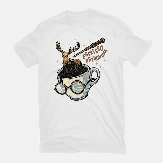 Magic Of Espresso-Womens-Fitted-Tee-glitchygorilla