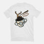 Magic Of Espresso-Womens-Fitted-Tee-glitchygorilla
