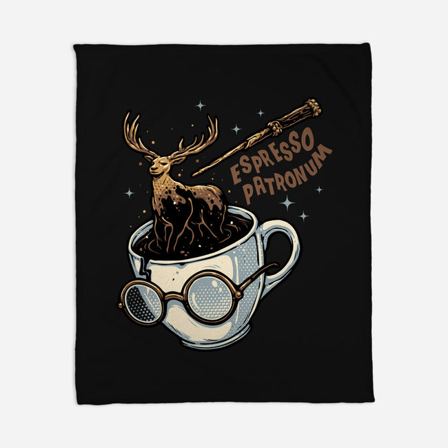 Magic Of Espresso-None-Fleece-Blanket-glitchygorilla