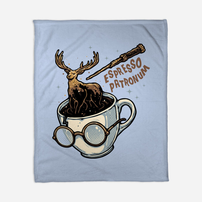 Magic Of Espresso-None-Fleece-Blanket-glitchygorilla