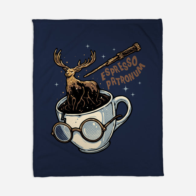 Magic Of Espresso-None-Fleece-Blanket-glitchygorilla