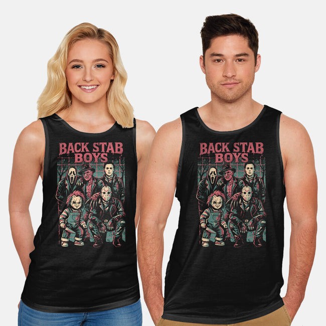 Back Stab Boys-Unisex-Basic-Tank-eduely
