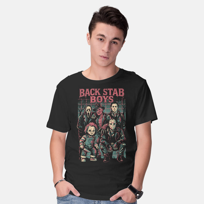 Back Stab Boys-Mens-Basic-Tee-eduely