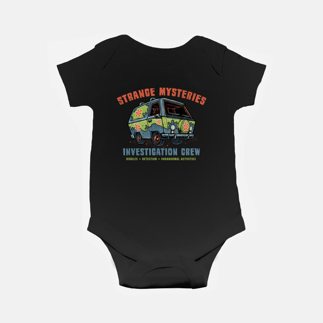 Strange Mysteries-Baby-Basic-Onesie-glitchygorilla