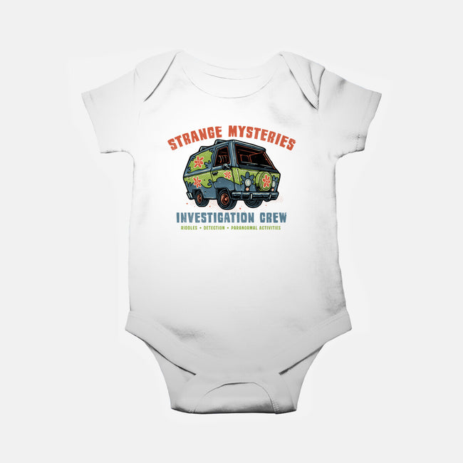 Strange Mysteries-Baby-Basic-Onesie-glitchygorilla