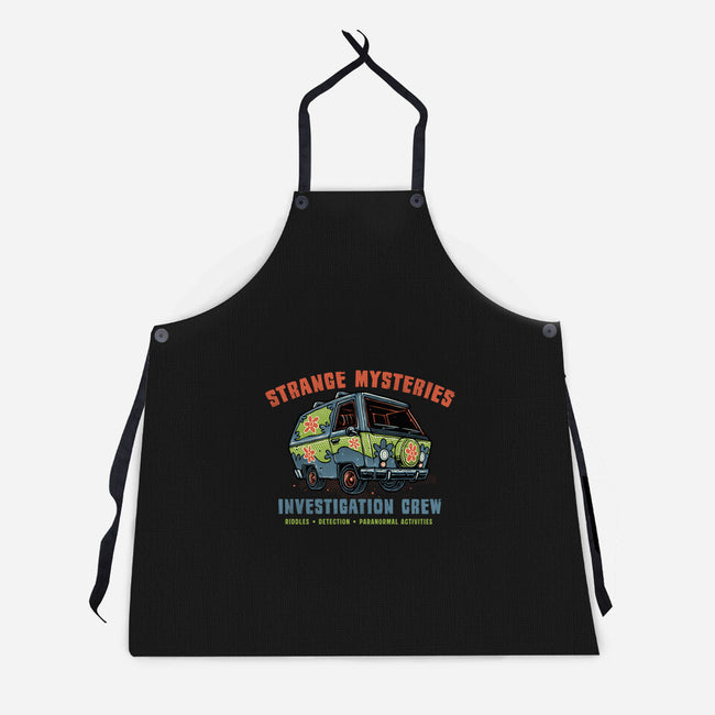 Strange Mysteries-Unisex-Kitchen-Apron-glitchygorilla