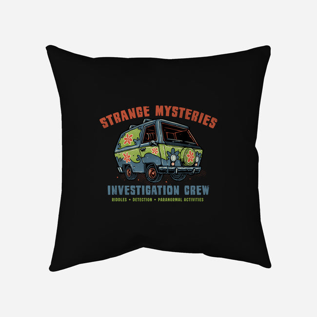 Strange Mysteries-None-Removable Cover w Insert-Throw Pillow-glitchygorilla