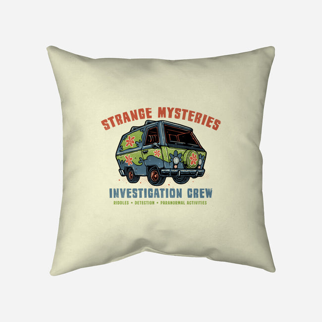 Strange Mysteries-None-Removable Cover w Insert-Throw Pillow-glitchygorilla