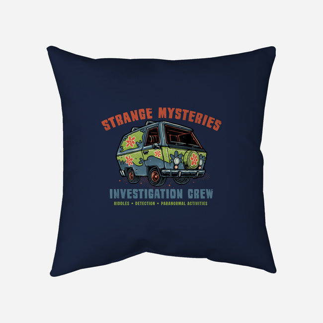 Strange Mysteries-None-Removable Cover w Insert-Throw Pillow-glitchygorilla