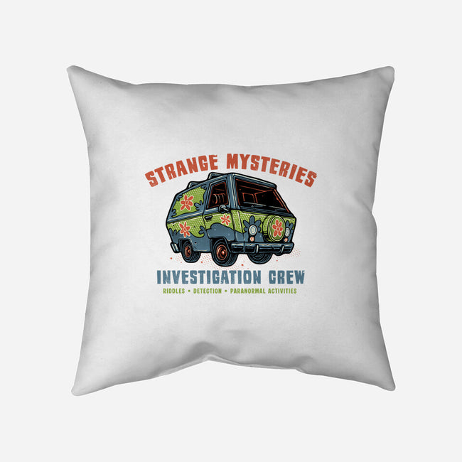 Strange Mysteries-None-Removable Cover w Insert-Throw Pillow-glitchygorilla