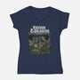 Vikings And Dragons-Womens-V-Neck-Tee-Betmac
