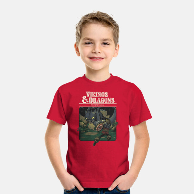 Vikings And Dragons-Youth-Basic-Tee-Betmac