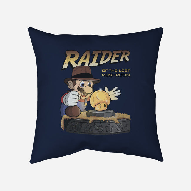 Raider Of The Lost Mushroom-None-Removable Cover w Insert-Throw Pillow-NMdesign