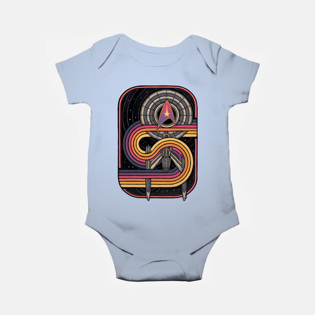 Retro Voyage-Baby-Basic-Onesie-glitchygorilla
