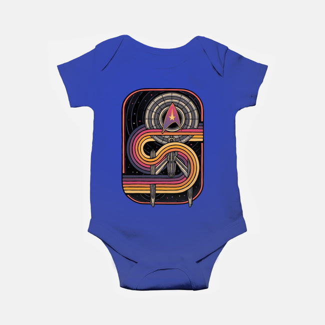 Retro Voyage-Baby-Basic-Onesie-glitchygorilla