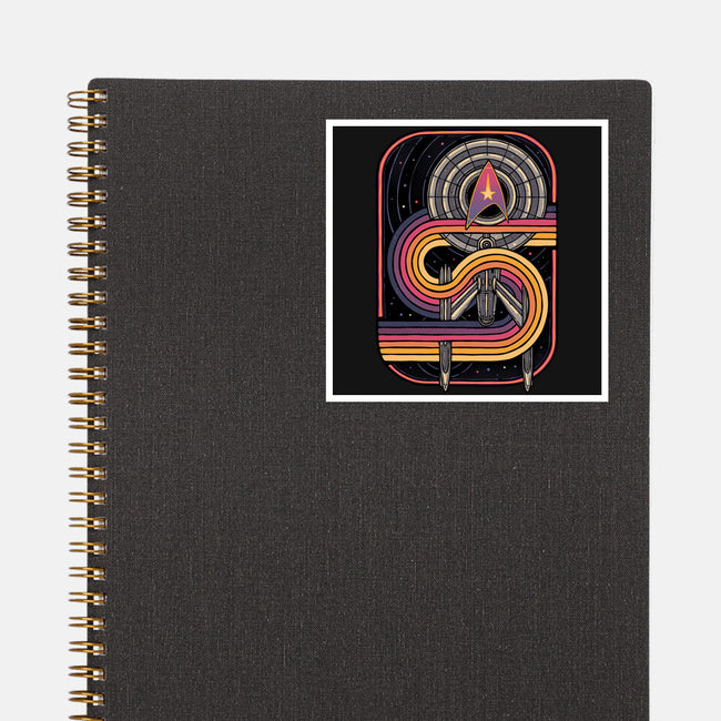 Retro Voyage-None-Glossy-Sticker-glitchygorilla