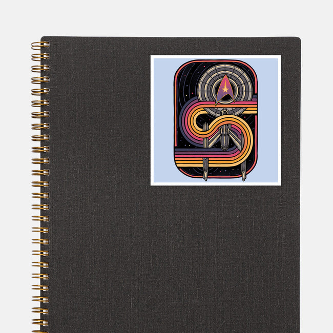 Retro Voyage-None-Glossy-Sticker-glitchygorilla