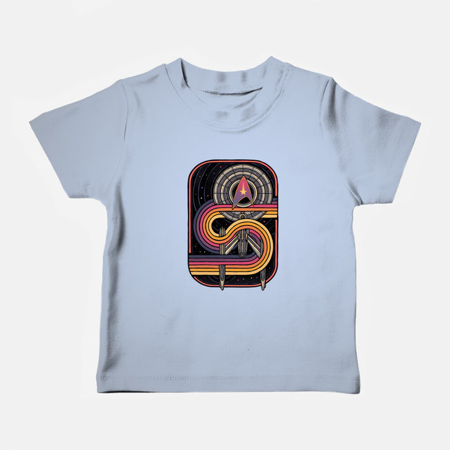 Retro Voyage-Baby-Basic-Tee-glitchygorilla