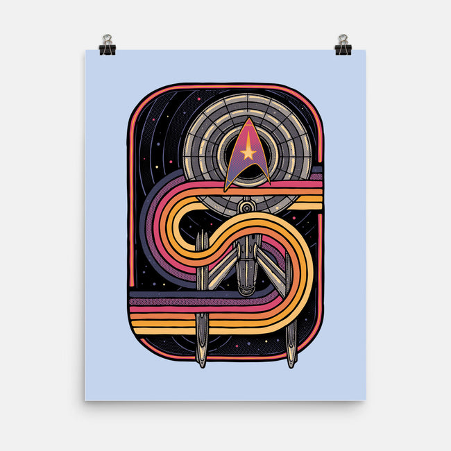 Retro Voyage-None-Matte-Poster-glitchygorilla