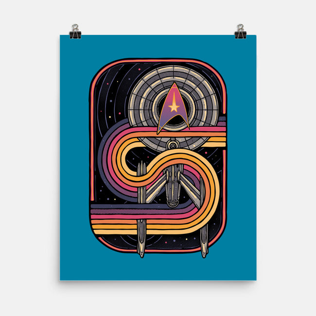 Retro Voyage-None-Matte-Poster-glitchygorilla