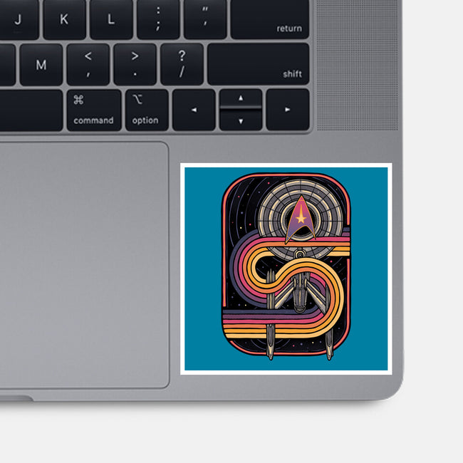 Retro Voyage-None-Glossy-Sticker-glitchygorilla