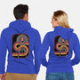 Retro Voyage-Unisex-Zip-Up-Sweatshirt-glitchygorilla