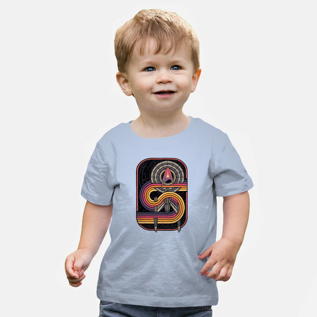 Retro Voyage-Baby-Basic-Tee-glitchygorilla