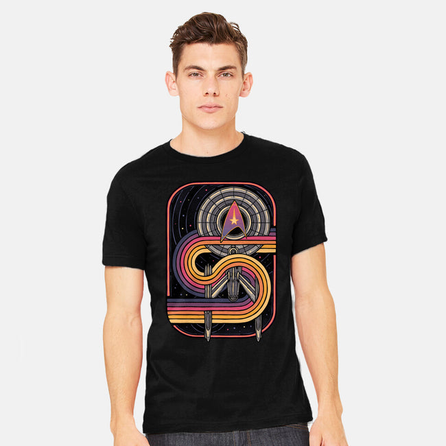 Retro Voyage-Mens-Heavyweight-Tee-glitchygorilla