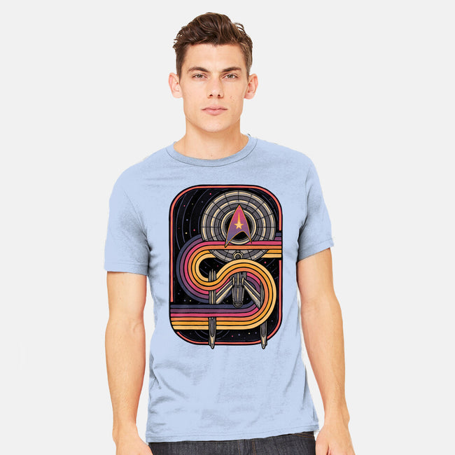 Retro Voyage-Mens-Heavyweight-Tee-glitchygorilla