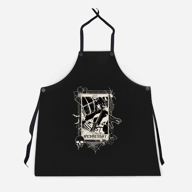 Wednesday Tarot-Unisex-Kitchen-Apron-fanfabio