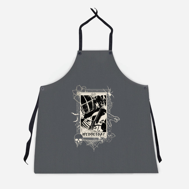 Wednesday Tarot-Unisex-Kitchen-Apron-fanfabio