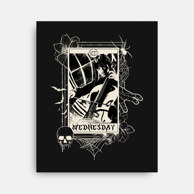 Wednesday Tarot-None-Stretched-Canvas-fanfabio