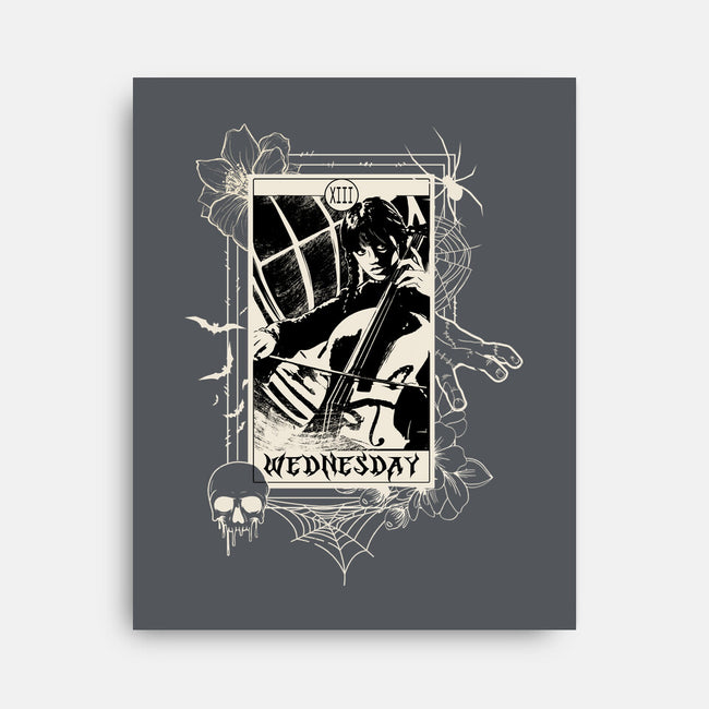 Wednesday Tarot-None-Stretched-Canvas-fanfabio