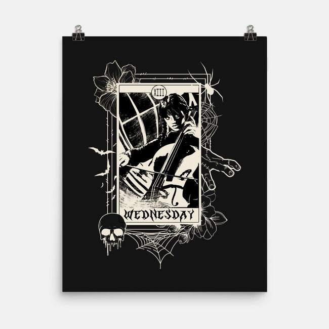 Wednesday Tarot-None-Matte-Poster-fanfabio