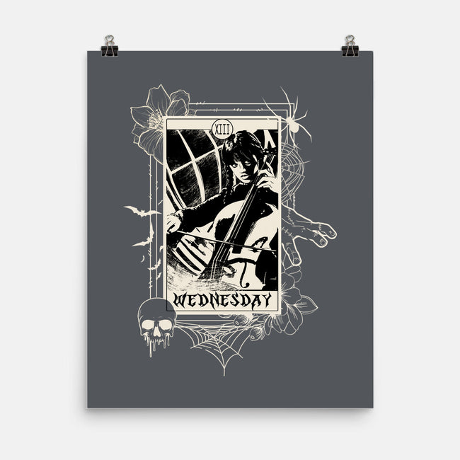 Wednesday Tarot-None-Matte-Poster-fanfabio