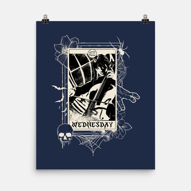 Wednesday Tarot-None-Matte-Poster-fanfabio