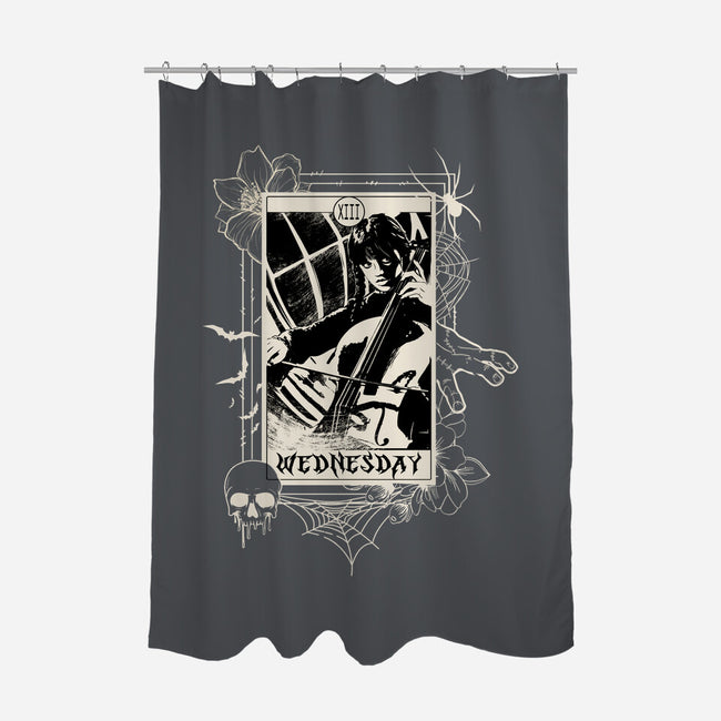 Wednesday Tarot-None-Polyester-Shower Curtain-fanfabio
