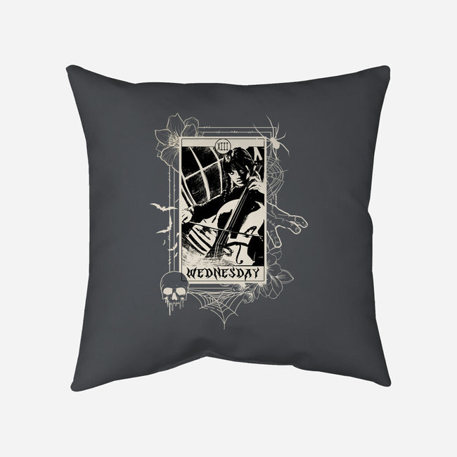 Wednesday Tarot-None-Removable Cover w Insert-Throw Pillow-fanfabio