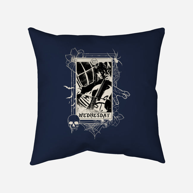 Wednesday Tarot-None-Removable Cover w Insert-Throw Pillow-fanfabio