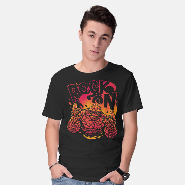 Rock On Thing-Mens-Basic-Tee-teesgeex