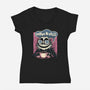 Coffee And Chill Day-Womens-V-Neck-Tee-glitchygorilla