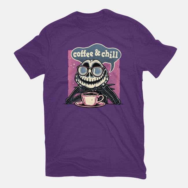 Coffee And Chill Day-Womens-Fitted-Tee-glitchygorilla