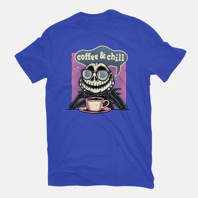 Coffee And Chill Day-Womens-Fitted-Tee-glitchygorilla