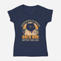 Cats Are Better-Womens-V-Neck-Tee-Popnotic