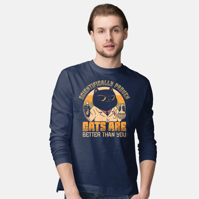 Cats Are Better-Mens-Long Sleeved-Tee-Popnotic