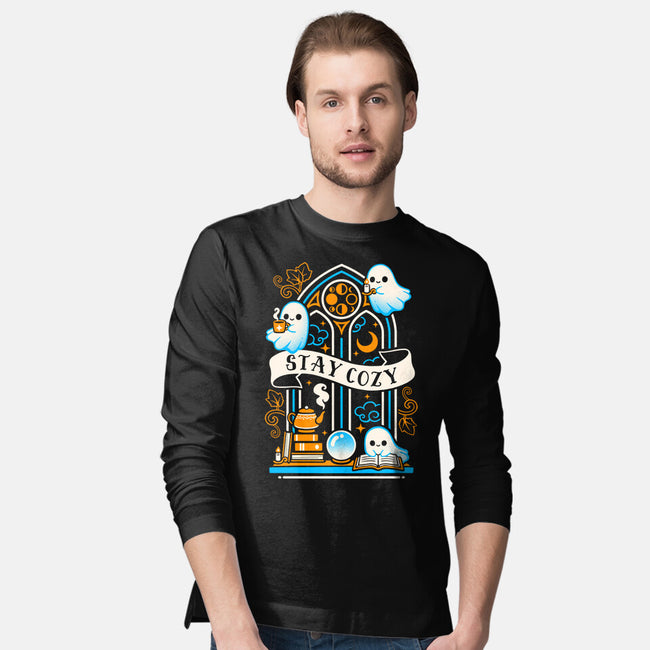 Stay Cozy And Spooky-Mens-Long Sleeved-Tee-NemiMakeit